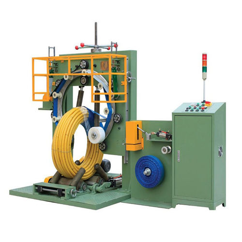 Banderoleuse avec couronne tournante - FPH-400W - Shanghai Fhope machinery co.,ltd - verticale / automatique / de bobine