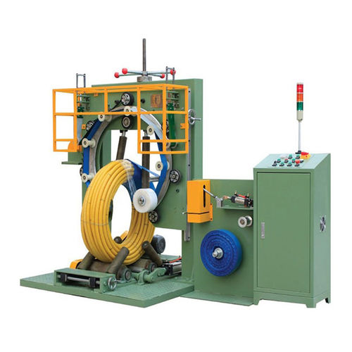 Banderoleuse avec couronne tournante - FPH-500W - Shanghai Fhope machinery co.,ltd - verticale / automatique / de bobine