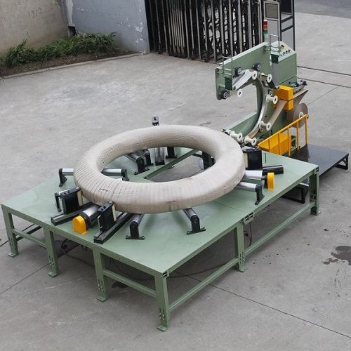 Banderoleuse avec couronne tournante - FPW2500 - Shanghai Fhope machinery co.,ltd - automatique / manuelle / pour bobine de fil