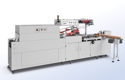 Fardeleuse automatique - FP-400LB+SH-450C - Shanghai Fhope machinery co.,ltd - en bouteille / avec tunnel de rétraction / avec barre de soudure