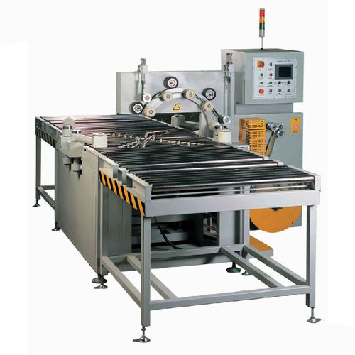 Banderoleuse horizontale - FPB-400 - Shanghai Fhope machinery co.,ltd - avec couronne tournante / automatique / pour roulement
