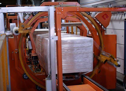Banderoleuse horizontale - Shanghai Fhope machinery co.,ltd - orbitale / automatique / pour balles