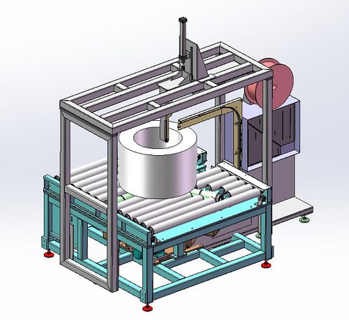 Cercleuse automatique - Shanghai Fhope machinery co.,ltd - pour bobine d'acier / 380V triphasé / pour l'industrie de l'emballage