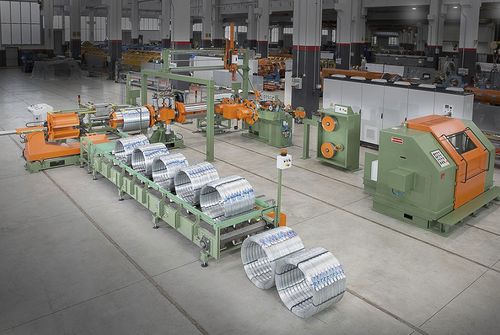 Machine à enrouler et emballer automatique - Shanghai Fhope machinery co.,ltd - pour fil d'acier