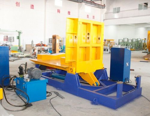 Inclineur hydraulique - Shanghai Fhope machinery co.,ltd - pour bobines / en métal / 90°