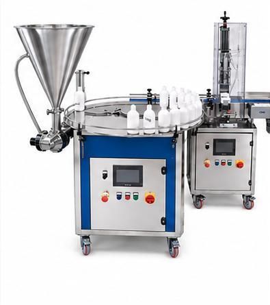 Remplisseuse capsuleuse automatique - START&CAPPING - CM3 ENGINEERING SRL - pour liquides / rotative / volumétrique