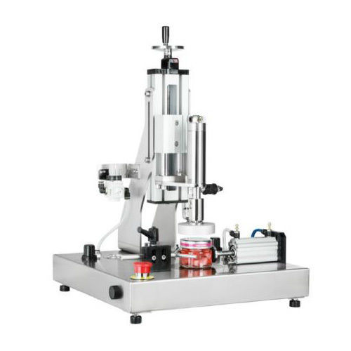 Capsuleuse verticale - CM3 ENGINEERING SRL - pneumatique / manuelle / à commande manuelle