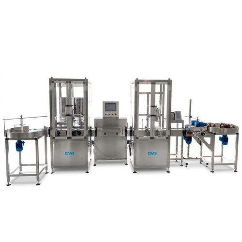 Ligne de remplissage et confectionnement avec système d'emballage - CM3 ENGINEERING SRL - automatique