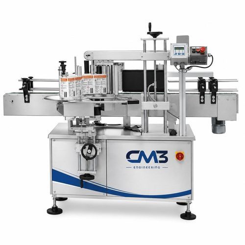 Étiqueteuse entièrement automatique - CM3 ENGINEERING SRL - pour bouteilles / pour tubes / de cartons