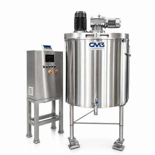 Mélangeur mobile - CM3 ENGINEERING SRL - batch / de liquide / pour l'industrie agroalimentaire