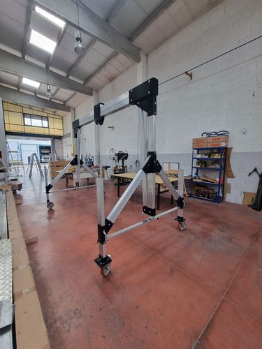 Portique léger - PET 3000 - LERA - mobile / en aluminium