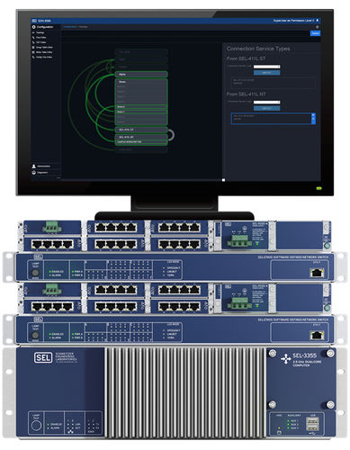 Commutateur réseau 16 ports - SEL-2740S / SEL-5056 - Schweitzer Engineering Laboratories - Ethernet / rackable
