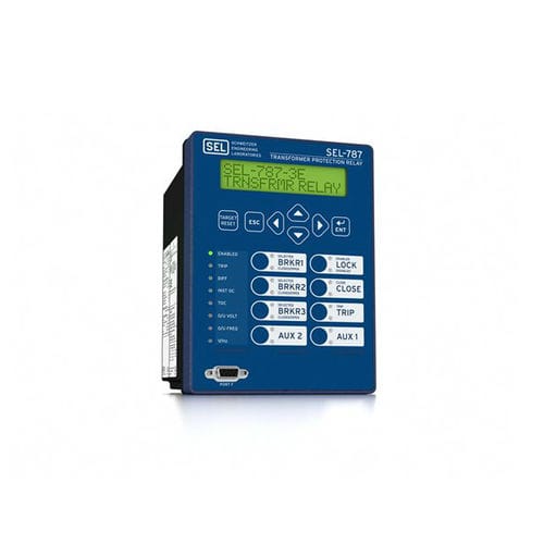 Relais de protection de surtension - SEL-787-3E/-3S/-4X - Schweitzer Engineering Laboratories - de sous-tension / de surintensité / de surfréquence