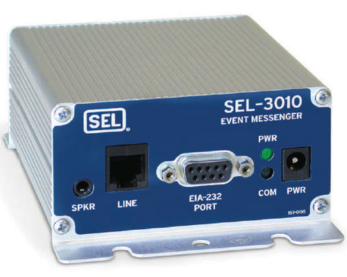 Enregistreur d'évènement - SEL-3010 - Schweitzer Engineering Laboratories - d'alarme