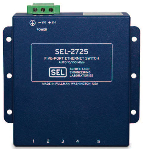 Commutateur Ethernet non administrable - SEL-2725 - Schweitzer Engineering Laboratories - 5 ports
