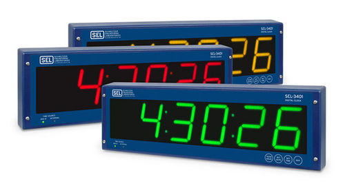 Horloge numérique - SEL-3401 - Schweitzer Engineering Laboratories