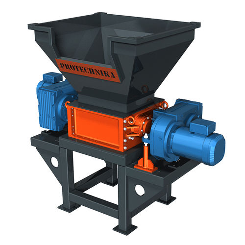 Déchiqueteur à deux arbres - S2W series - Protechnika - de pneus / plastique / à cisaille rotative