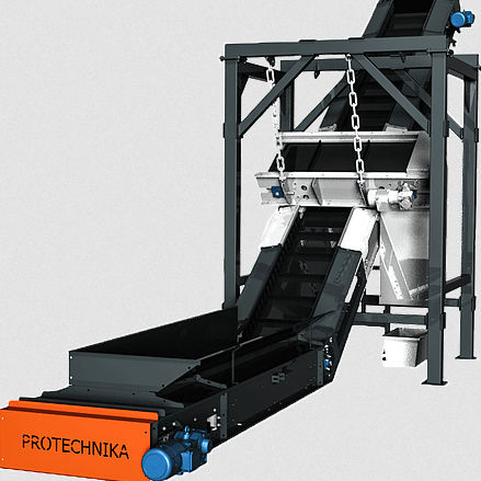 Séparateur de déchets - Protechnika - pour vrac / magnétique / pour tri sélectif