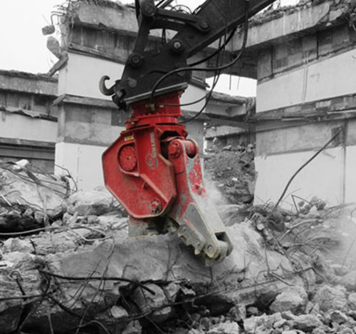 Pulvériseur à béton - RDP series  - Rotar - hydraulique / vertical / horizontal