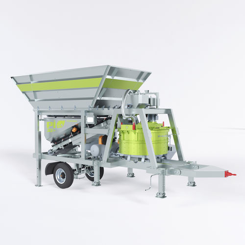 Centrale à béton mobile - Pi 30 FT - Pi Makina Construction Machines - compacte / spéciale