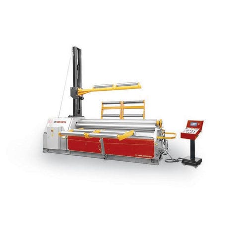 Rouleuse à 4 rouleaux - 4V HMR series - EBR METAL MACHINE&FOREIGN TRADE CO LTD - hydraulique / avec panneau de contrôle mobile