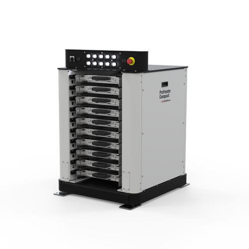 Cellule robotisée pour alimentation de machines - ProFeeder Compact - EasyRobotics - pour ligne d'assemblage / compact / avec magasin de stockage de pièces
