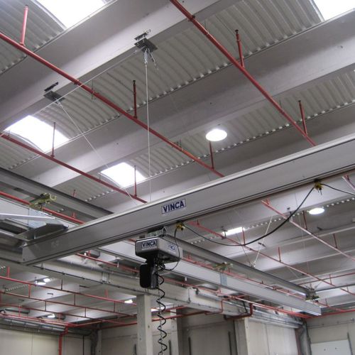 Pont roulant monopoutre - VINCA EQUIPOS INDUSTRIALES - léger / en aluminium