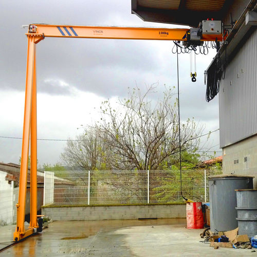 Semi-portique sur rail - VINCA EQUIPOS INDUSTRIALES - pour fortes charges
