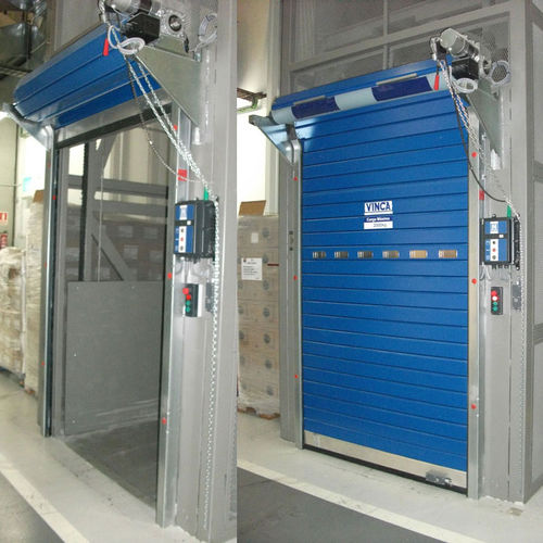 Porte industrielle - VINCA EQUIPOS INDUSTRIALES - à enroulement / motorisée