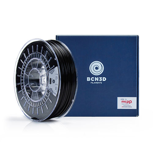 Filament PLA pour imprimante 3D - bcn3d - 2,85 mm / noir / vert