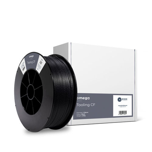 Filament PA pour imprimante 3D - Omega Tooling CF - bcn3d - 1,75 mm / renforcé de fibre de carbone