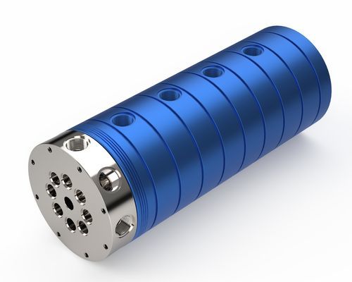 Raccord tournant pour huile - M4-8X A Series - ROTOTECH MAKİNA SAN. VE DIŞ TİC. LTD. ŞTİ. - pour le vide / pour air / 8 passages