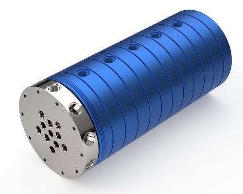 Raccord tournant pour huile - M4-10X A Series - ROTOTECH MAKİNA SAN. VE DIŞ TİC. LTD. ŞTİ. - pour le vide / pour air / 10 passages