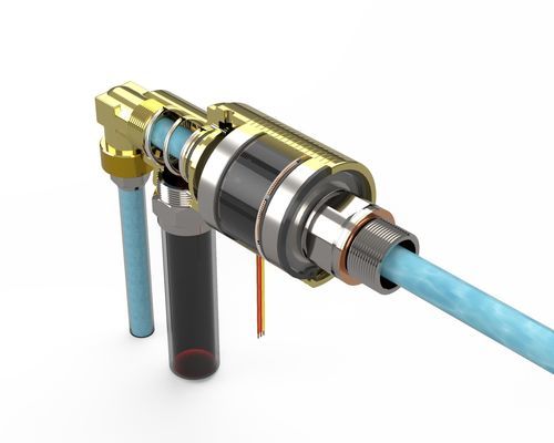 Raccord tournant pour eau - 3000 E Series - ROTOTECH MAKİNA SAN. VE DIŞ TİC. LTD. ŞTİ. - pour coulée continue / industriel / pour éolienne