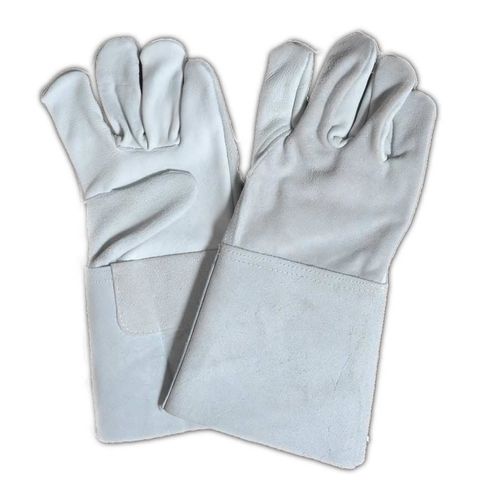 Gant de sécurité de soudage - DELL-6226 - SS DAASTNA EXPORTS LLP - antichaleur / en fleur de bovin / en peau de vache