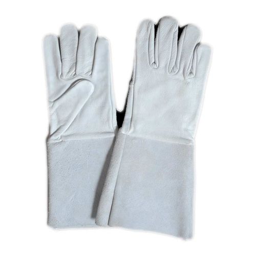 Gant de sécurité de soudage - DELL-6228 - SS DAASTNA EXPORTS LLP - de protection mécanique / en peau de chèvre