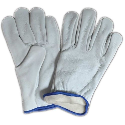 Gant de sécurité de travail - DELL-4234 - SS DAASTNA EXPORTS LLP - de protection mécanique / en fleur de bovin / en coton