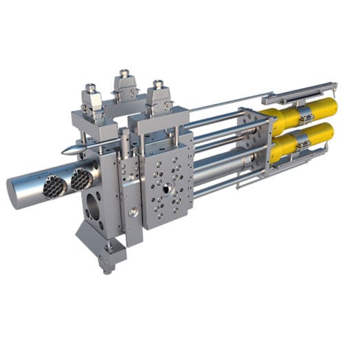 Changeur de filtre avec système de nettoyage par reflux - CSC/BF-4F - Maag Germany GmbH - continu / à double piston / hydraulique