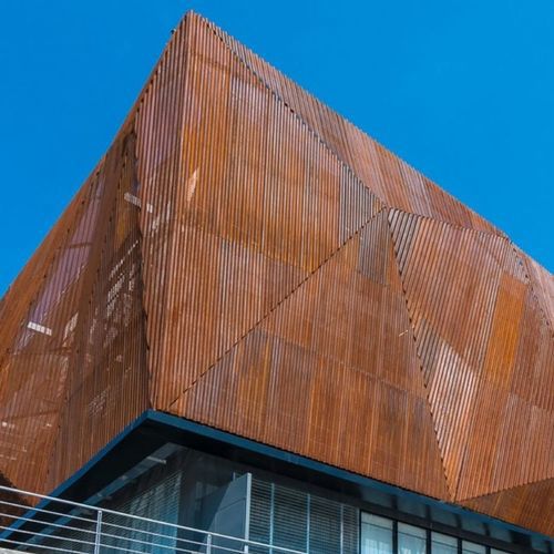Caillebotis en acier - Corten - Gei Gitterroste - pressé / de recouvrement