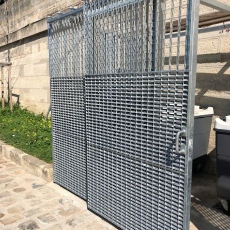 Caillebotis en inox - GEI - pressé soudé / industriel