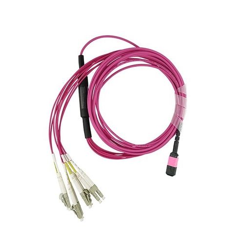 Câble optique type MPO - BlueOptics MPO/4xLC OM4 - CBO GmbH - multifibre / breakout / duplex