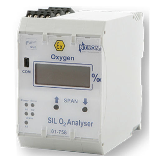 Transmetteur de gaz d'oxygène - SIL-O2 - Process Sensing Technologies - d'azote / électrochimique / avec affichage