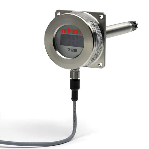 Transmetteur de température et d'humidité relative - Rotronic DT722 - Process Sensing Technologies - monté sur gaine / durci / pour applications de process
