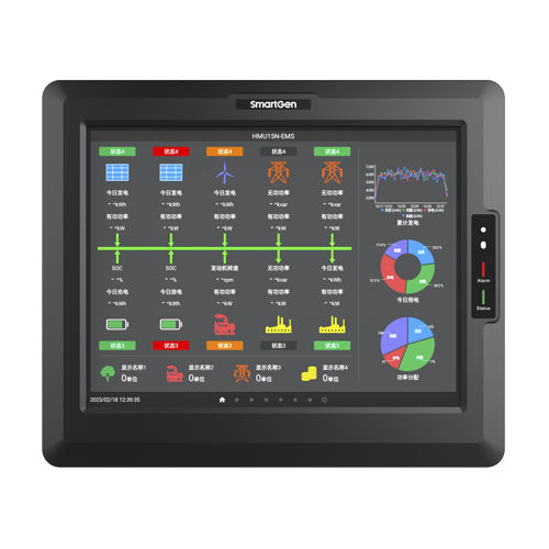 Moniteur LCD - HMU15N-EMS - SmartGen - à écran tactile capacitif / 15" / 1024 x 768