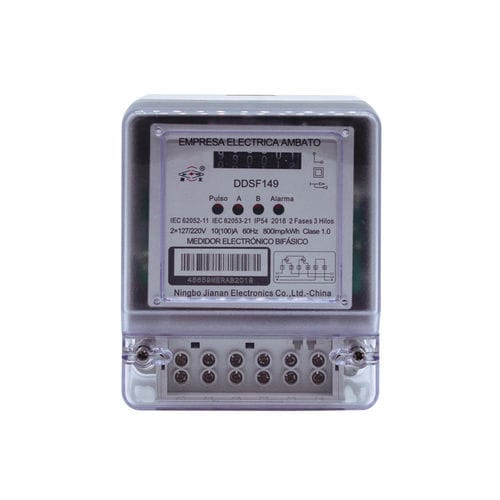 Compteur d'énergie électrique triphasé - DDSF149 - JIANAN ELECTRONICS CO., LTD. - pour montage sur panneau / 60 Hz / à ultrasons