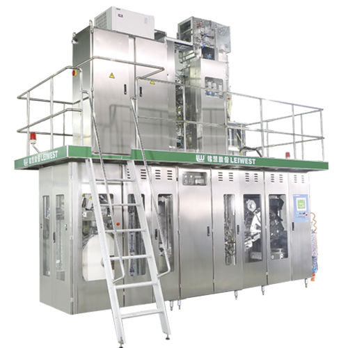 Remplisseuse automatique - LWG6F - GUANGZHOU LEIWEST PAK CO.,LTD. - de boîte en forme de brique / pour sauce / pour produits pâteux
