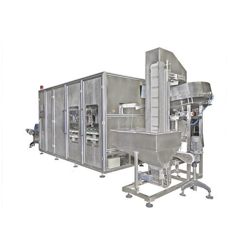 Capsuleuse rotative - TGJ-1 - GUANGZHOU LEIWEST PAK CO.,LTD. - modulaire / servocommandée / de boîtes