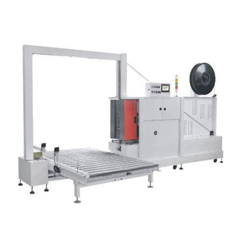 Cercleuse automatique - STRAPP004 - Changchun Rochiev Intelligent Equipment Manufacturing Co., Ltd. - de palettes / pour l'industrie agroalimentaire / verticale