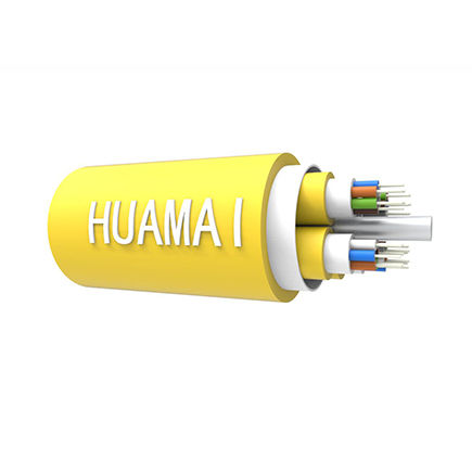 Câble optique à retardateur de flamme - Nanjing Huamai Technology Company - pour usage intérieur / pour la distribution électrique / en fil d'aramide
