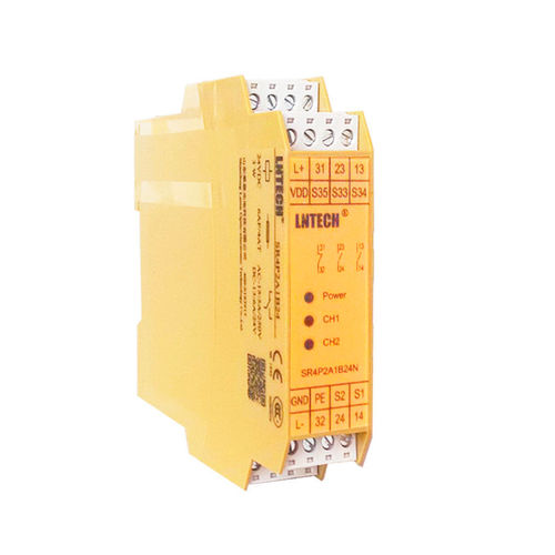 Relais de sécurité d'arrêt d'urgence - SR4P3A1B24 - Shandong laien optic-electronic technology co.,ltd. - pour barrière immatérielle / pour interrupteur de sécurité / 1NF